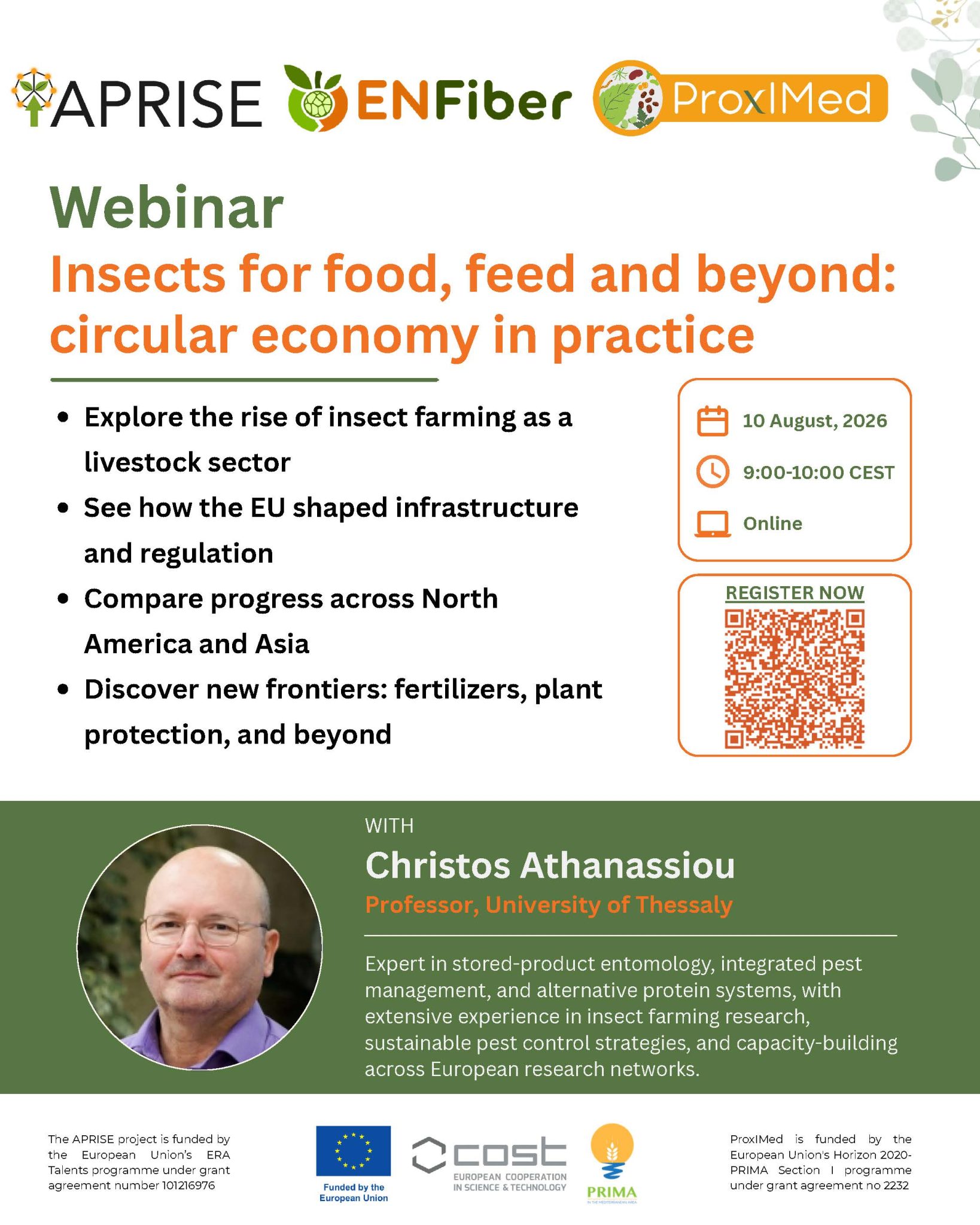 Insects for food, feed and beyond